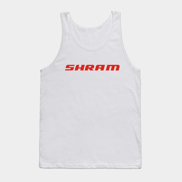 SHRAM Fake Counterfeit Logo Tank Top by Theokotos